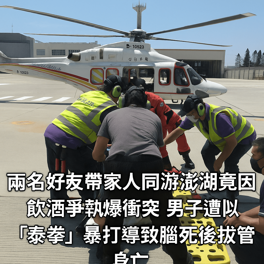 兩名好友帶家人同遊澎湖竟因飲酒爭執爆衝突　男子遭疑似「泰拳」暴打導致腦死後拔管身亡