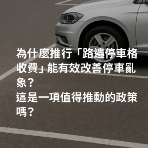 路邊停車格 有效改善停車亂象 停車收費 3A娛樂城